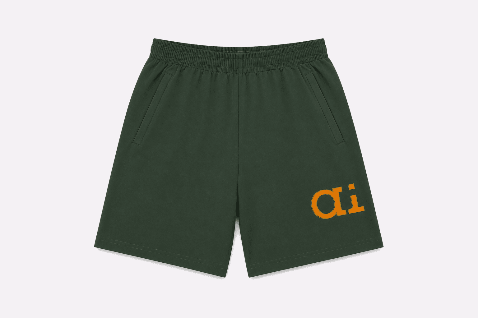AICON Athletic Performance Shorts — Forest Olive