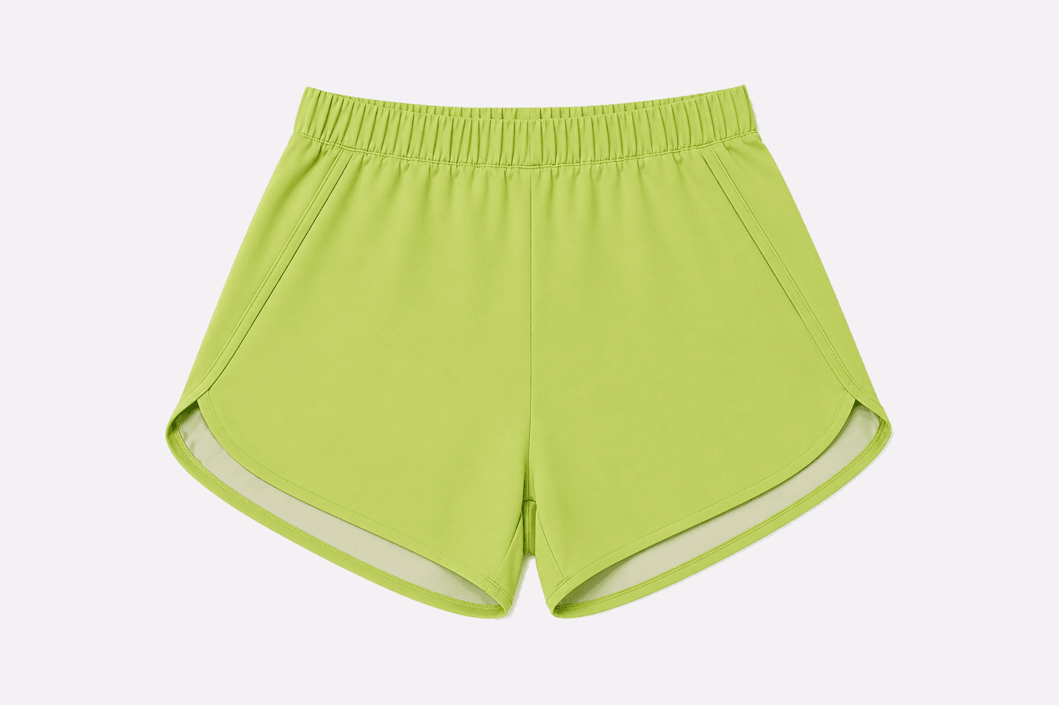 AICON Athletic Performance Shorts — Lime Green